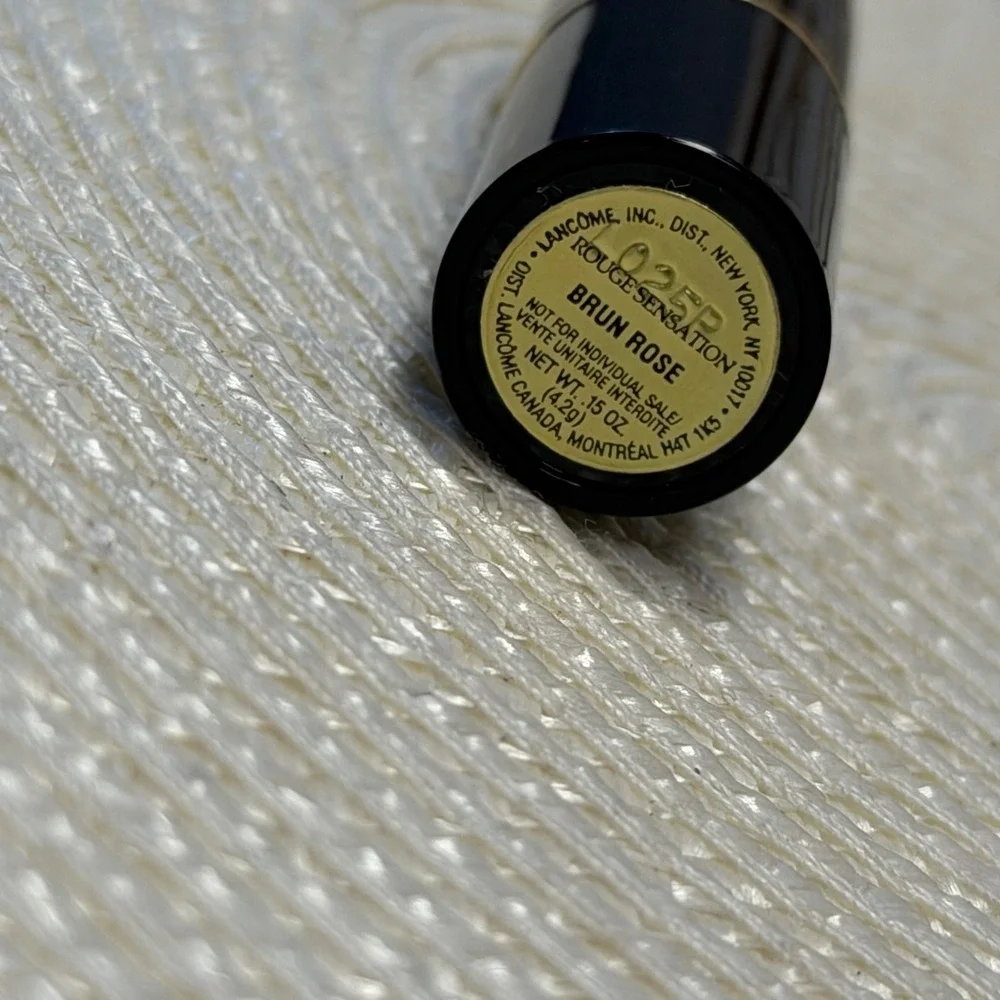 Lancome Rouge Sensation Lipstick Brun Rose 025P Satin Pink Brown Discontinued
